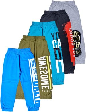 T2F boys Boys Track Pants Pants (pack of 5)