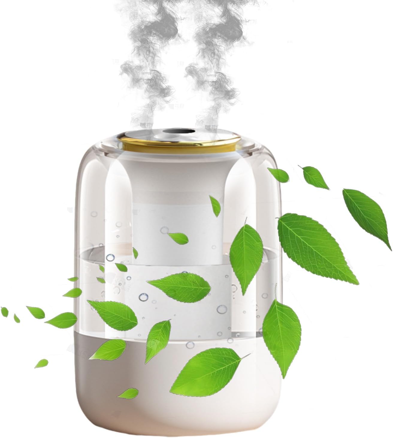 Lukione 2L Humidifiers for Bedroom with Night Light, Cool Mist Humidifier for Home, Quiet Operation with 360° Rotation- 2 Filter Sponge, USB Plug,for Home, Office, for 20-40 ㎡ 1 Lukione 2L Humidifiers for Bedroom with Night Light, Cool Mist Humidifier for Home, Quiet Operation with 360° Rotation- 2 Filter Sponge, USB Plug,for Home, Office, for 20-40 ㎡