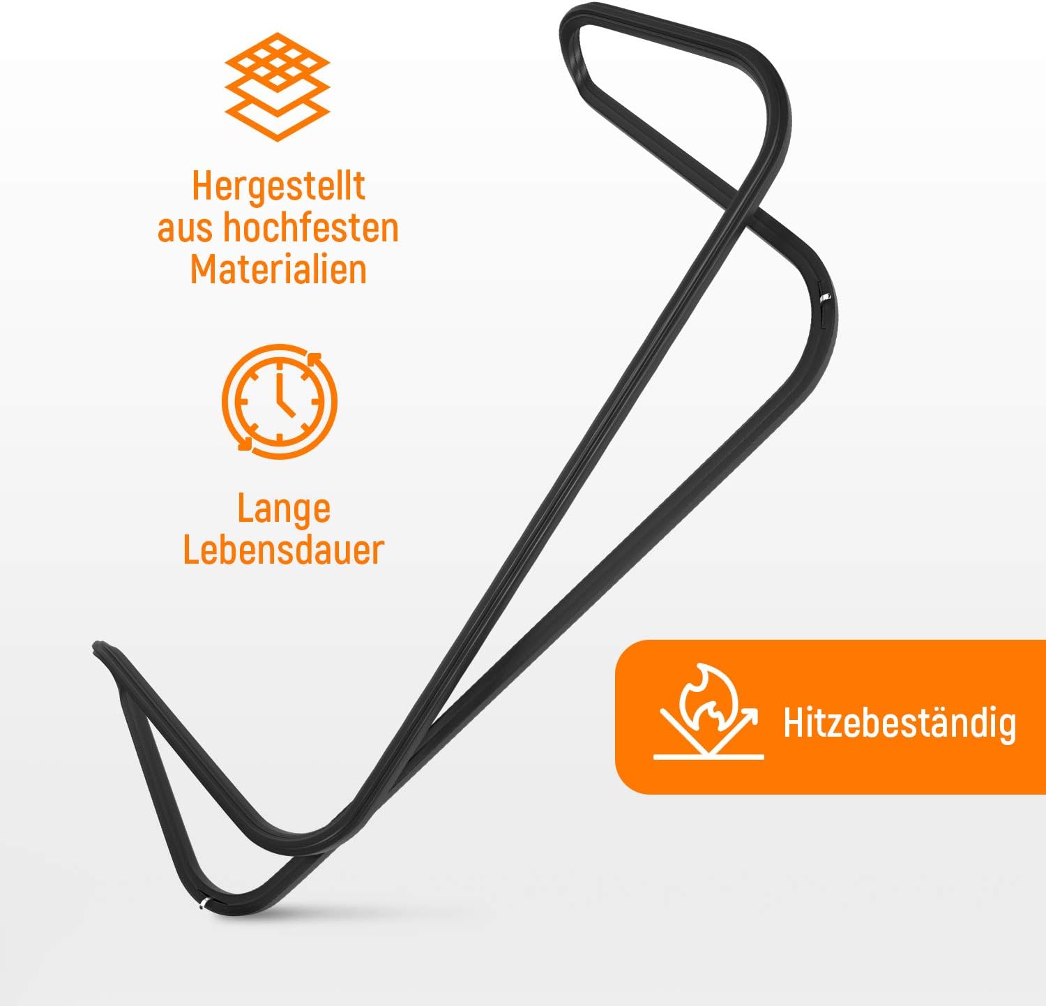 Door Seal Replacement for Ariston C00081579 Rubber Seal Door Rubber Oven Seal All-round with 4 Hooks Oven Door Seal Frame Seal Accessories for Oven/Oven/Cooker 4 Door Seal Replacement for Ariston C00081579 Rubber Seal Door Rubber Oven Seal All-round with 4 Hooks Oven Door Seal Frame Seal Accessories for Oven/Oven/Cooker - الصورة 4