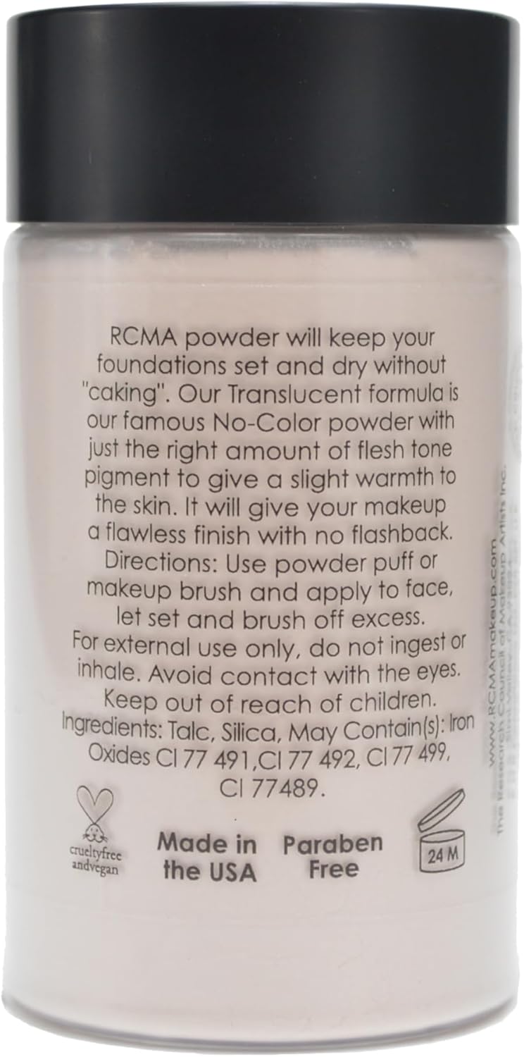 RCMA Translucent Powder (3oz) 2 RCMA Translucent Powder (3oz) - الصورة 2