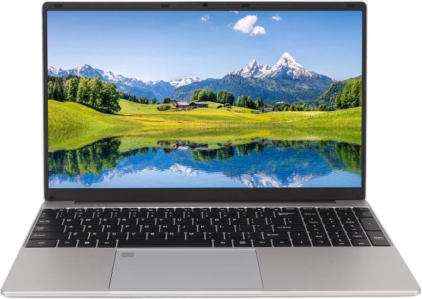 ⁦15.6 Inch FHD Laptop, Silver 100-240V Laptop Computer 1920x1080 for Business (UK Plug)⁩ - الصورة ⁦7⁩