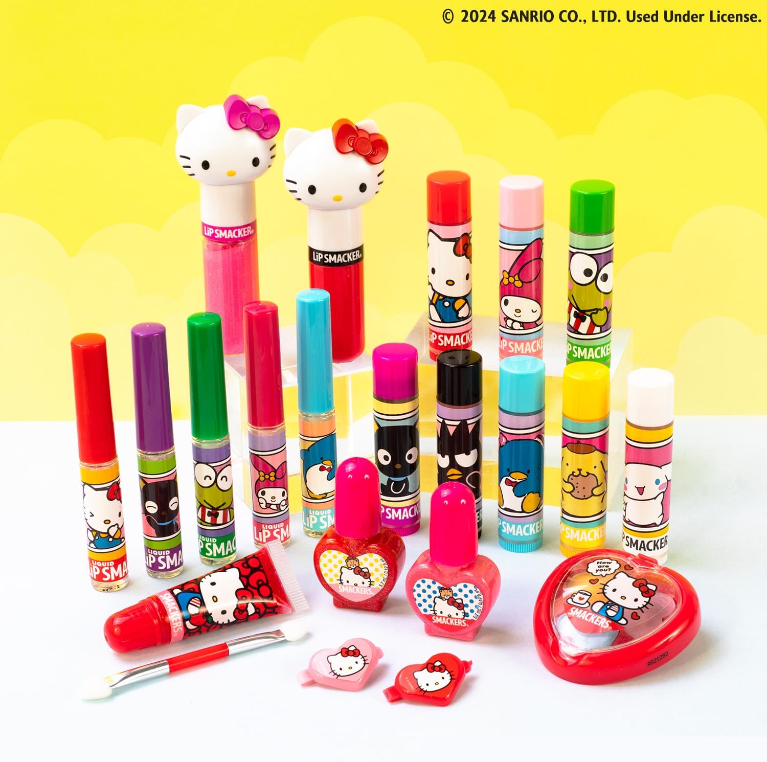 Lip Smacker Sanrio Hello Kitty Makeup Set for Kids Color Collection 6 Lip Smacker Sanrio Hello Kitty Makeup Set for Kids Color Collection - الصورة 6