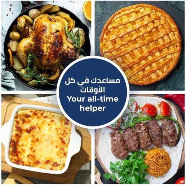 ⁦DOTS 60L Large Capacity Electric Oven with Grill 2000W, Super Fast Convection System, 100-250 Degree Temperature⁩ - الصورة ⁦3⁩