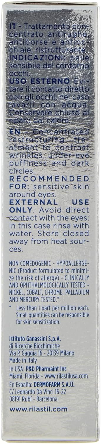 Rilastil Hydrotenseur Antiwrinkle Eye Contour Cream 15ml/0.51oz 8 Rilastil Hydrotenseur Antiwrinkle Eye Contour Cream 15ml/0.51oz - الصورة 8