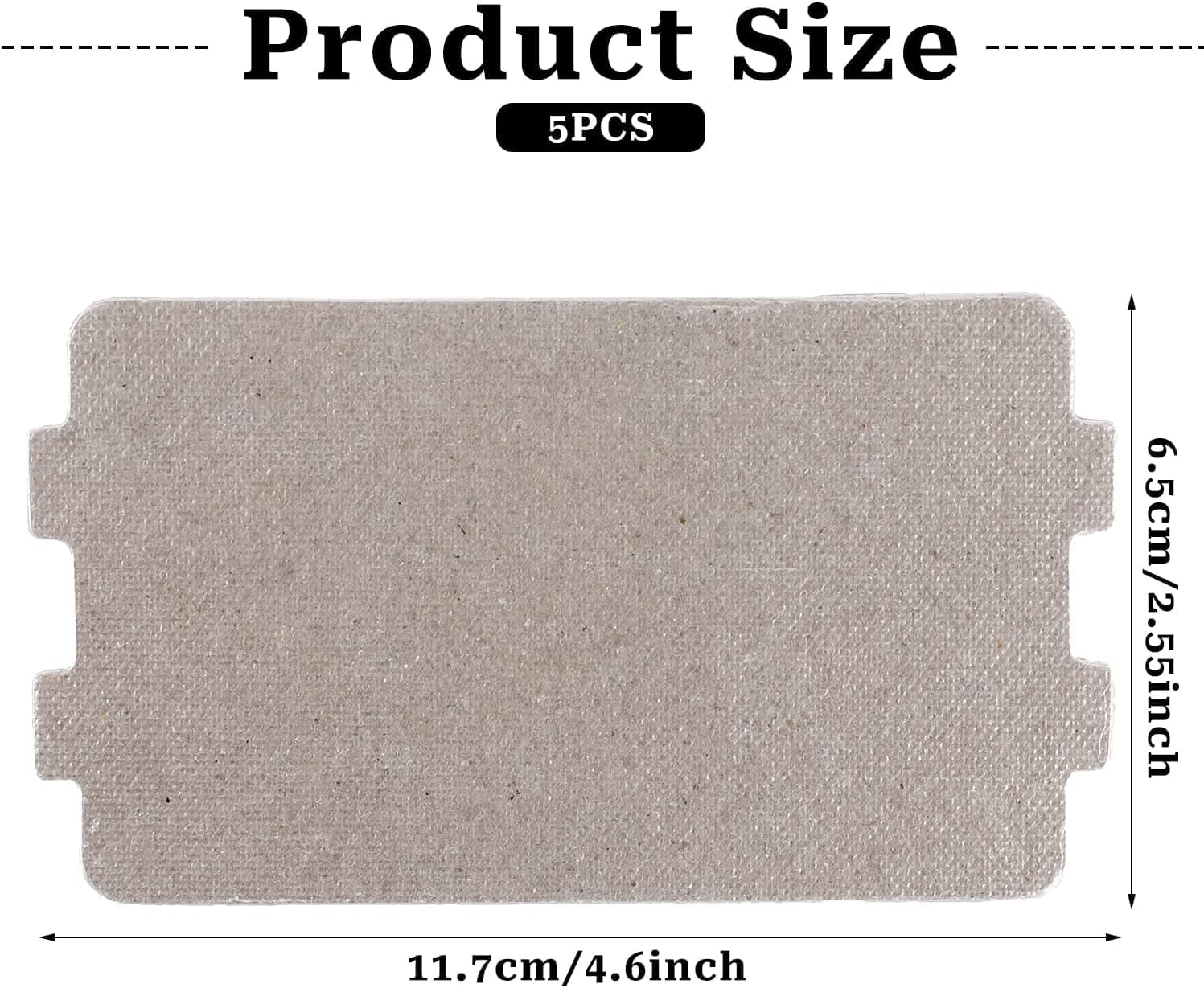 Bukela Microwave Waveguide Cover 5Pcs Microwave Oven Mica Plate Sheet Replacement Mica sheet material Heat-resistant Insulation Leak-proof Stable Practical Tool Suitable for Cookers Bread Machines Etc 2 Bukela Microwave Waveguide Cover 5Pcs Microwave Oven Mica Plate Sheet Replacement Mica sheet material Heat-resistant Insulation Leak-proof Stable Practical Tool Suitable for Cookers Bread Machines Etc - الصورة 2