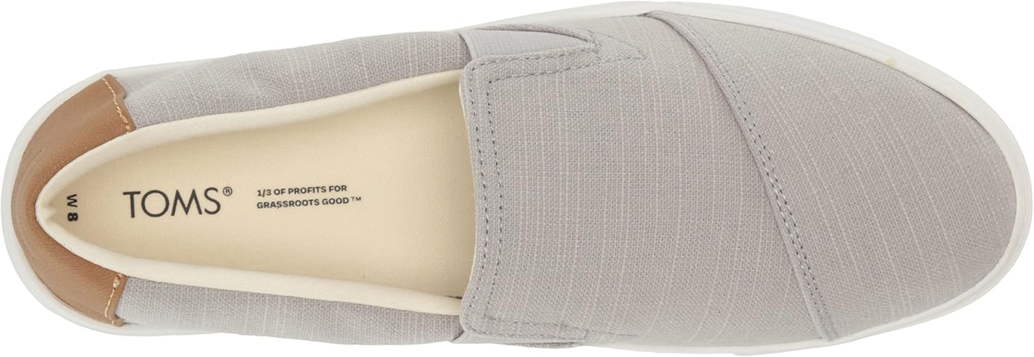 TOMS Women's Devon Sneaker Mid Grey Textured 6.5, 37 EU 5 TOMS Women's Devon Sneaker Mid Grey Textured 6.5, 37 EU - الصورة 5