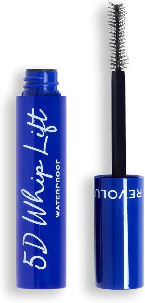 ماكيب ريفيليوشين ماسكارا 5 دي ويب ليفت مقاومة للماء اقصى رفع وطول وكثافة تدوم طويلا للتلطخ اسود 12 مل من ميك اب ريفولوشن