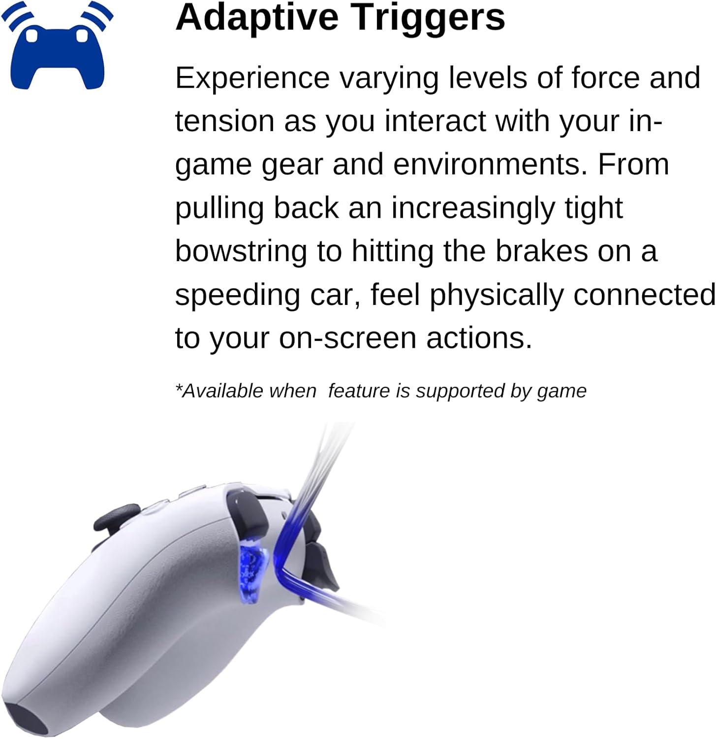 وحدة تحكم لاسلكية دوال سينس لجهاز بلاي ستيشن 5 (اصدار المملكة العربية السعودية) جوست اوف يوتي جولد اصدار محدود، ضمان لمدة عامين من الشركة المصنعة 8 وحدة تحكم لاسلكية دوال سينس لجهاز بلاي ستيشن 5 (اصدار المملكة العربية السعودية) جوست اوف يوتي جولد اصدار محدود، ضمان لمدة عامين من الشركة المصنعة - الصورة 8