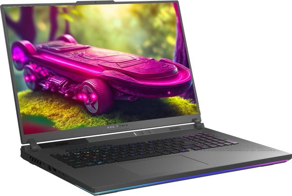 ⁦ASUS ROG Strix G18 Gaming Laptop, AMD Ryzen 9-8940HX, 64 GB DDR5 RAM, 2 TB PCIe SSD, 18" 2.5K (2560x1600) Nebula Display 240Hz, Nvidia G-Force RTX 5070, 4-Zone RGB Keyboard, W11 Pro, Eclipse Gray⁩ - الصورة ⁦6⁩