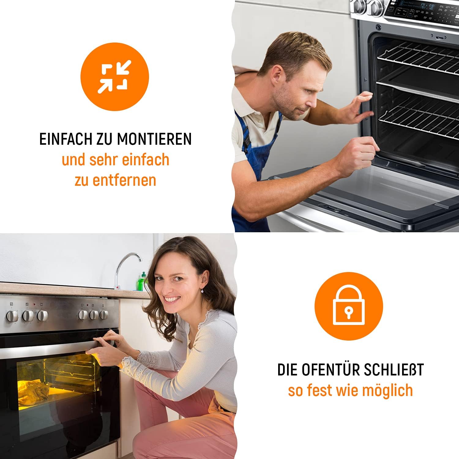 Door Seal Replacement for Ariston C00081579 Rubber Seal Door Rubber Oven Seal All-round with 4 Hooks Oven Door Seal Frame Seal Accessories for Oven/Oven/Cooker 5 Door Seal Replacement for Ariston C00081579 Rubber Seal Door Rubber Oven Seal All-round with 4 Hooks Oven Door Seal Frame Seal Accessories for Oven/Oven/Cooker - الصورة 5