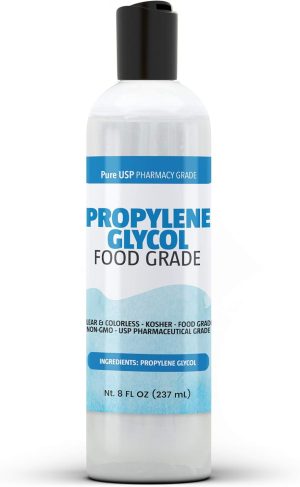 PURE ORIGINAL INGREDIENTS Propylene Glycol (8 oz.), 100% Food & Pharmaceutical Grade, Hypoallergenic Moisturizer and Skin Cleanser