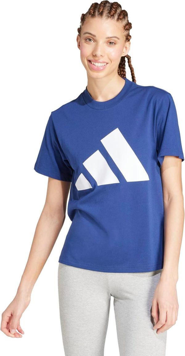 ⁦adidas Women Essentials Big Logo Cotton T-Shirt⁩ - الصورة ⁦2⁩