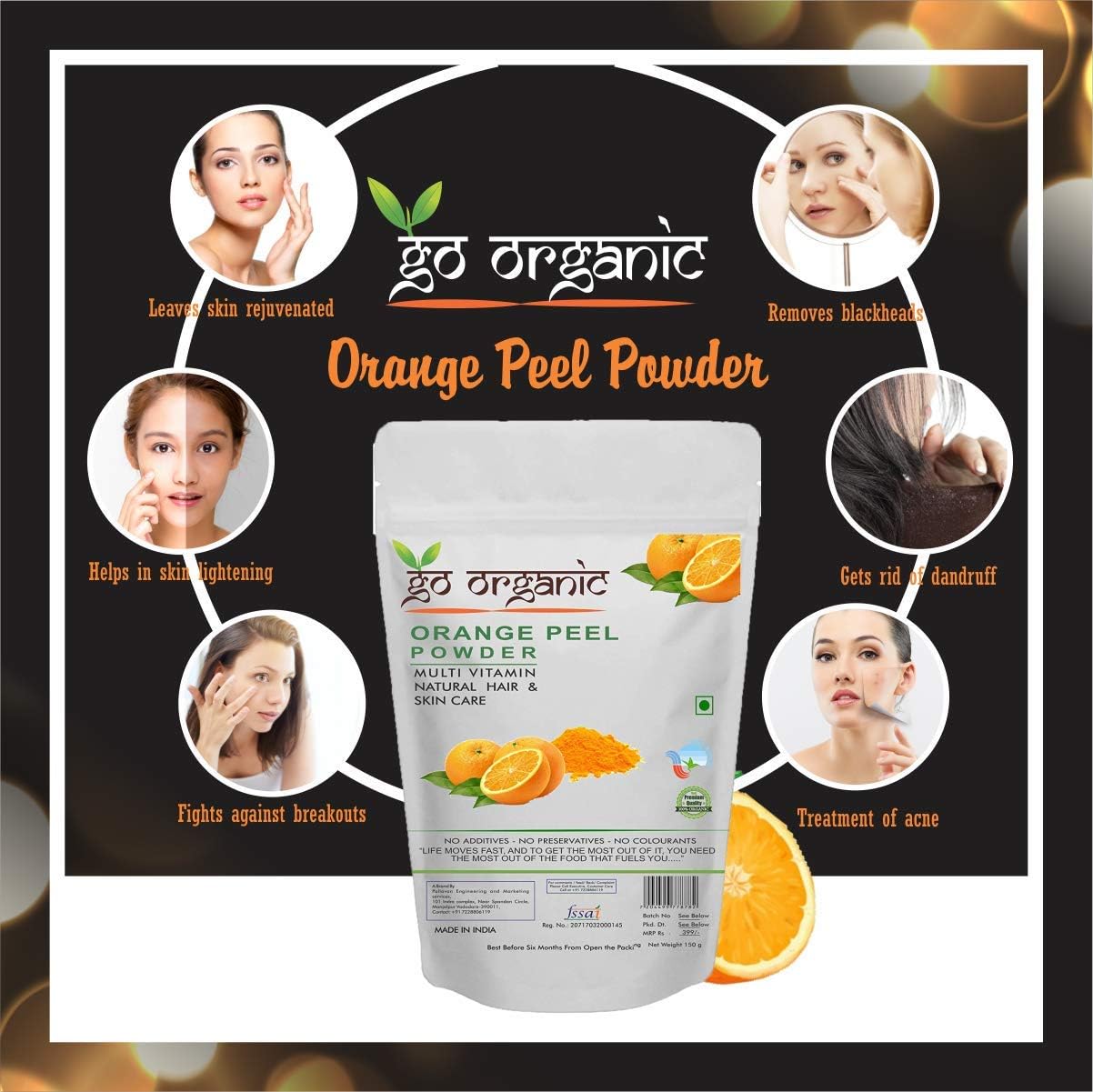 مسحوق قشر البرتقال العضوي من جو 150 جرام لنوع البشرة مزيجة اورجانيك مختلطه 4 مسحوق قشر البرتقال العضوي من جو 150 جرام لنوع البشرة مزيجة اورجانيك مختلطه - الصورة 4