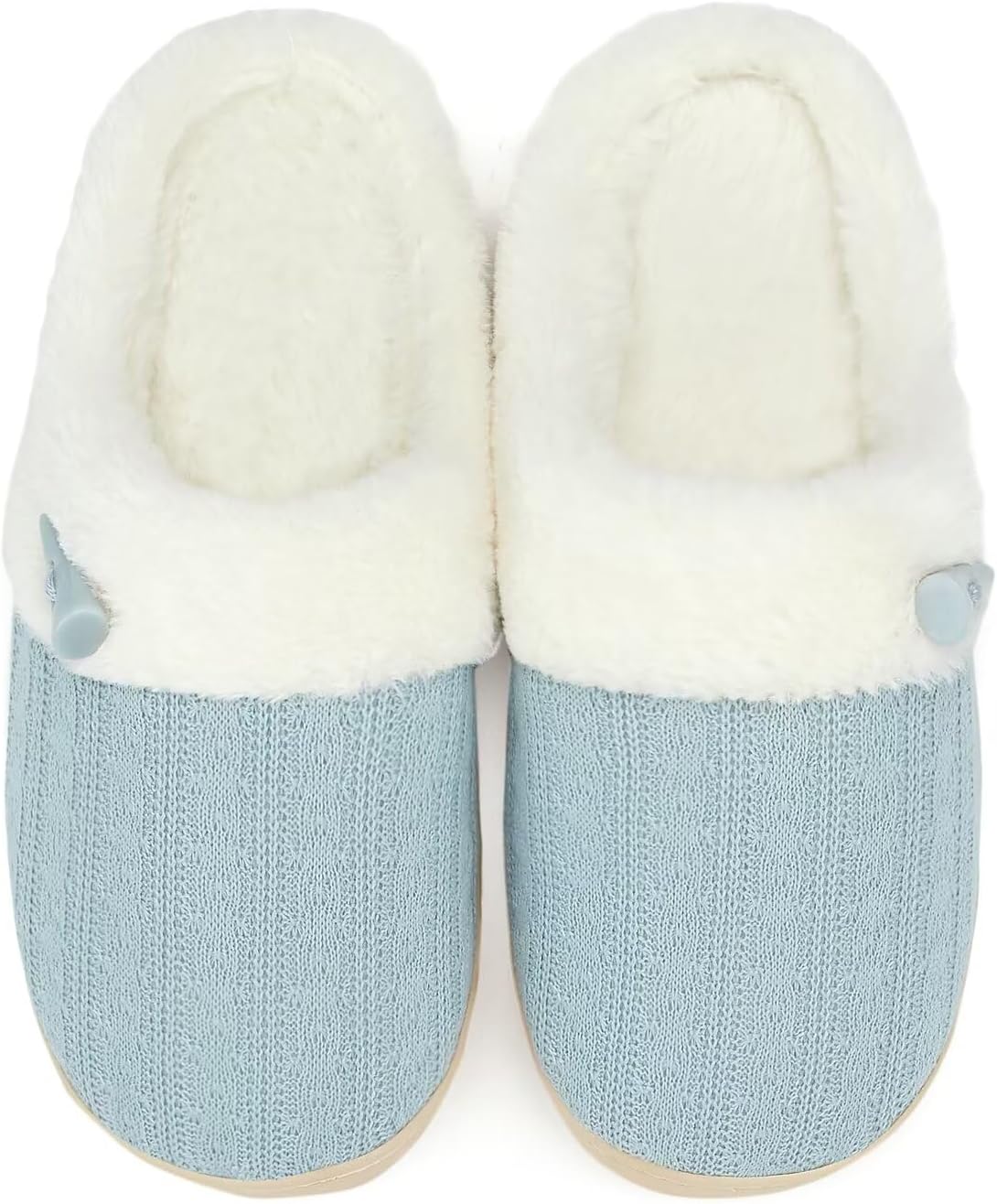 NineCiFun Women's Slip on Fuzzy Slippers Memory Foam House Slippers Outdoor Indoor Warm Plush Bedroom Shoes Scuff with Fur Lining 1 NineCiFun Women's Slip on Fuzzy Slippers Memory Foam House Slippers Outdoor Indoor Warm Plush Bedroom Shoes Scuff with Fur Lining