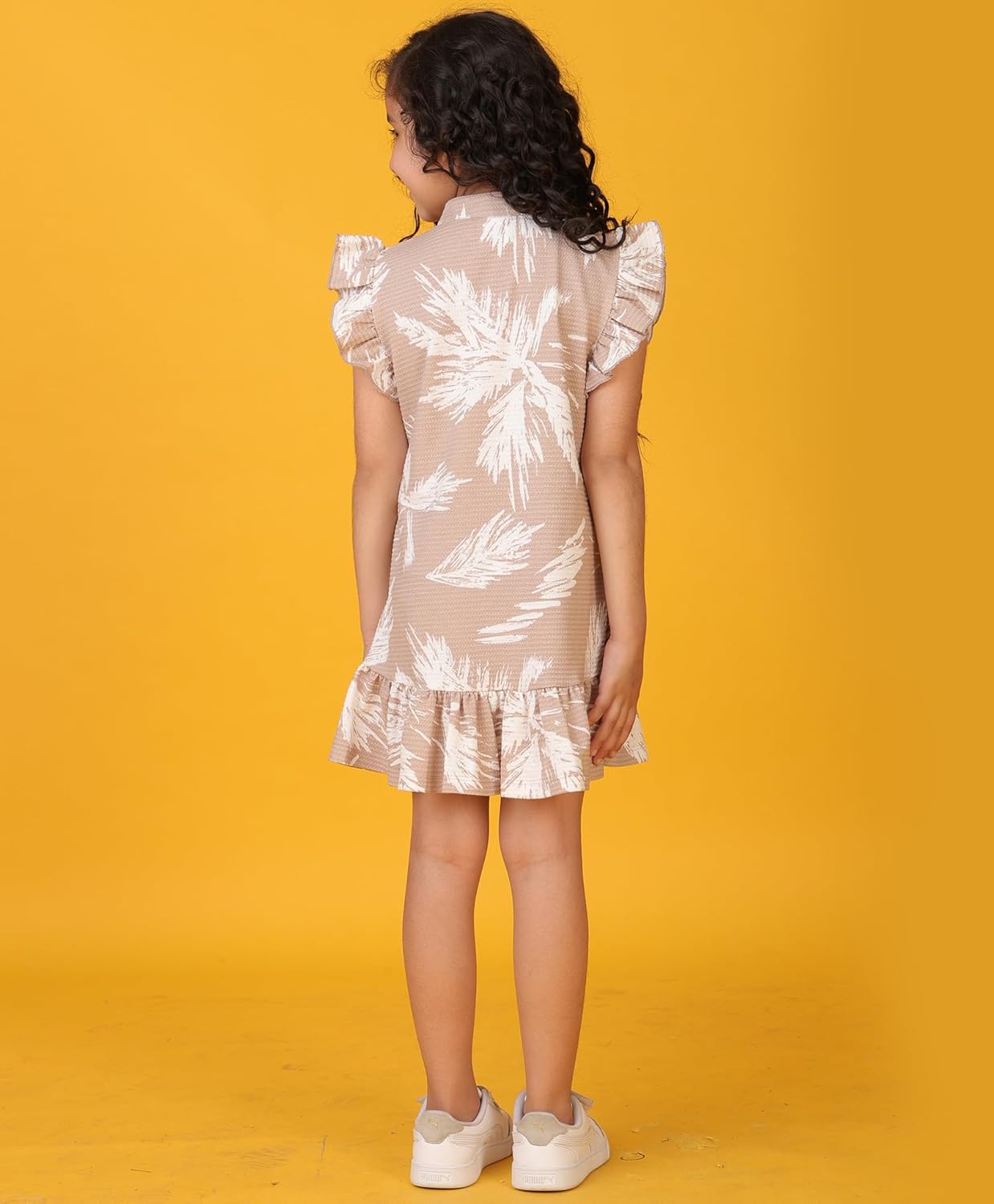 فستان صيفي قطن 100% لطيف على البشرة بتصميم عصري للبنات بعمر 6 أشهر إلى 14 سنة من انثريلو 4 فستان صيفي قطن 100% لطيف على البشرة بتصميم عصري للبنات بعمر 6 أشهر إلى 14 سنة من انثريلو - الصورة 4