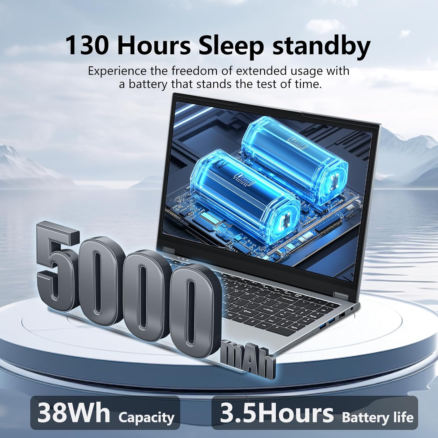 KUMNOSAL Laptop 15.6 Inch 2 in 1 Touchscreen Laptop Computer, Laptop AMD R3-3200U CPU (up to 3.5GHz), 16GB RAM 512GB SSD Touch Screen Laptops, 360 Angle Opening RJ45 WIFI5 HDMI Backlit Keyboard FHD 7 KUMNOSAL Laptop 15.6 Inch 2 in 1 Touchscreen Laptop Computer, Laptop AMD R3-3200U CPU (up to 3.5GHz), 16GB RAM 512GB SSD Touch Screen Laptops, 360 Angle Opening RJ45 WIFI5 HDMI Backlit Keyboard FHD - الصورة 7