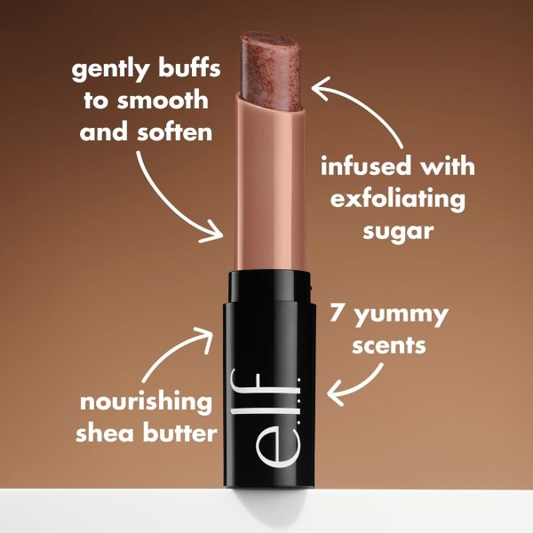 ⁦e.l.f. Lip Exfoliator, Moisturising Scented Lip Scrub For Exfoliating & Smoothing Lips, Infused With Jojoba Oil, Vegan & Cruelty-free, Strawberry⁩ - الصورة ⁦4⁩
