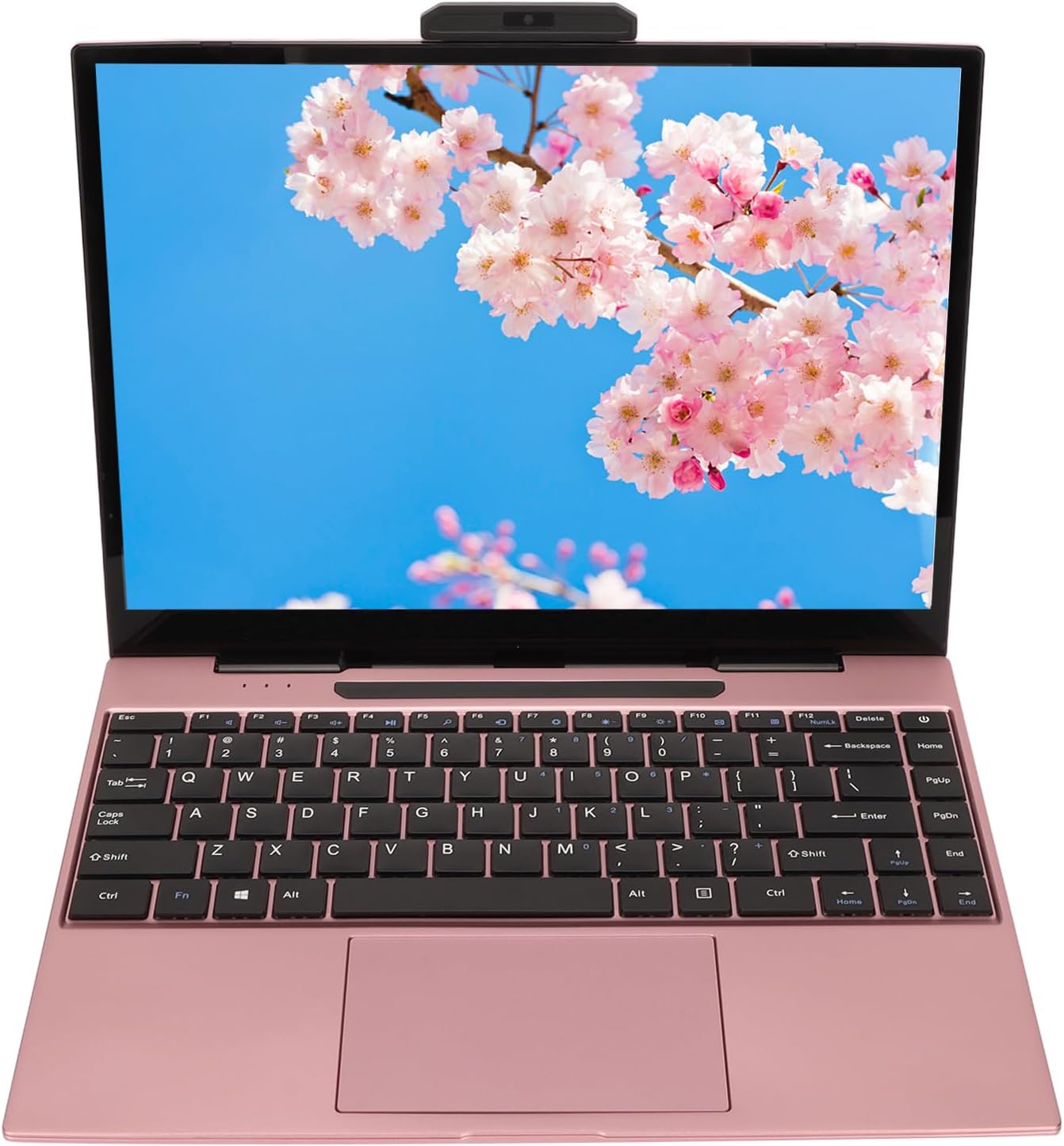 Pink Laptop, 100‑240V Aluminum Alloy IPS Display Laptop Computer Quad Core CPU for Home (8+128GB UK Plug) 3 Pink Laptop, 100‑240V Aluminum Alloy IPS Display Laptop Computer Quad Core CPU for Home (8+128GB UK Plug) - الصورة 3