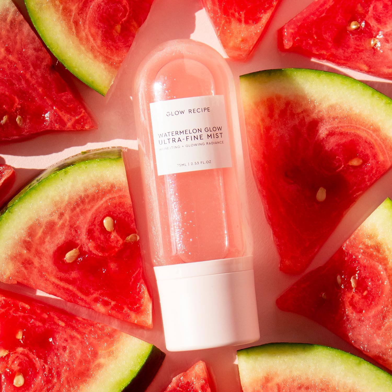 Glow Recipe Watermelon Glow Facial Spray + Hydrating Mist - Ultra-Fine Face Mist with Hyaluronic Acid + Hibiscus AHA to Refresh Dry Skin & Enhance Dewy Makeup - Suitable for All Skin Types (75ml) 2 Glow Recipe Watermelon Glow Facial Spray + Hydrating Mist - Ultra-Fine Face Mist with Hyaluronic Acid + Hibiscus AHA to Refresh Dry Skin & Enhance Dewy Makeup - Suitable for All Skin Types (75ml) - الصورة 2