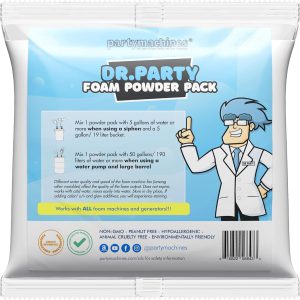 Partymachines One Powder Pack Makes up to 120 gallons of Foam in a Foam Generator - Foam Powder