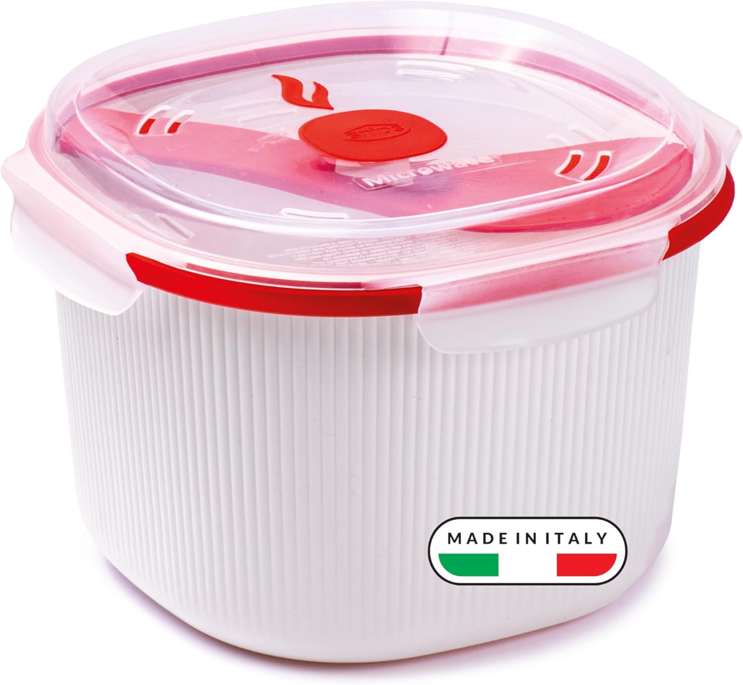 طنجرة الميكروويف من سنيبس، سعة 20.5 × 20.4 × 14.5 سم، لون أبيض 1 طنجرة الميكروويف من سنيبس، سعة 20.5 × 20.4 × 14.5 سم، لون أبيض