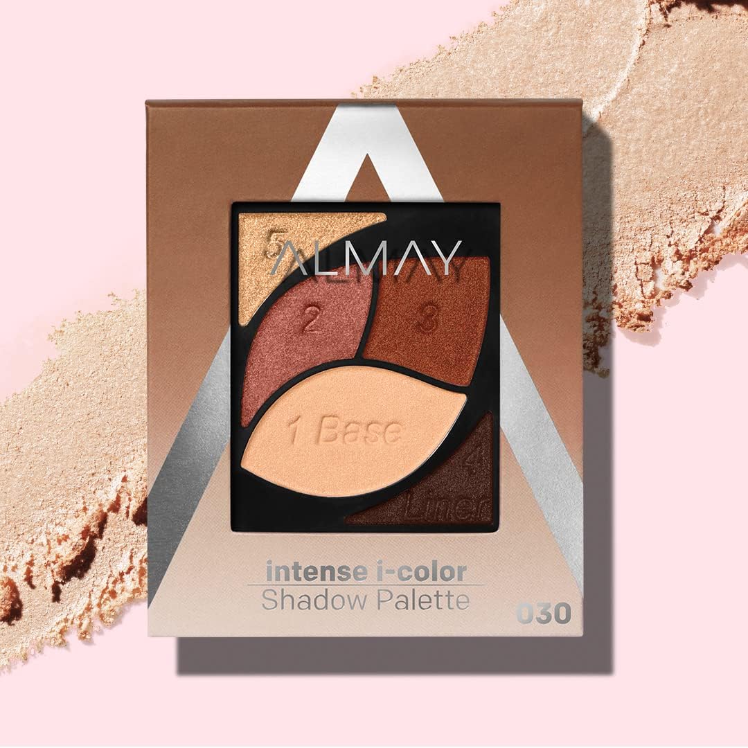 Almay Eyeshadow Palette, Longlasting Eye Makeup, Primer Enriched with Antioxidant Vitamin E, Hypoallergenic, 010 Brown Eyes, 0.1 Oz 7 Almay Eyeshadow Palette, Longlasting Eye Makeup, Primer Enriched with Antioxidant Vitamin E, Hypoallergenic, 010 Brown Eyes, 0.1 Oz - الصورة 7