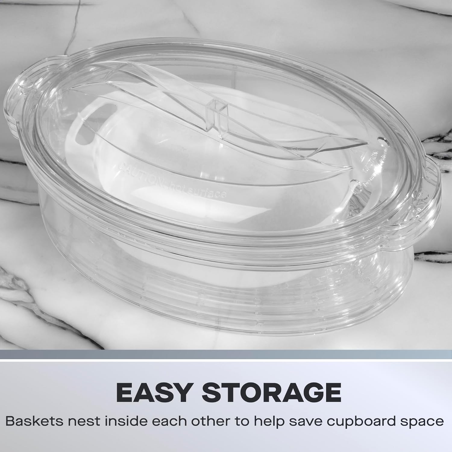 Daewoo SDA1338 3 Tier Family Size Food Steamer, Use for Variety of Foods, BPA Free Dishwasher Safe, Including Rice Bowl, Water Level Indicator, 60 Minute Timer, Energy Saving1200W, Stainless Steel, 9L 4 Daewoo SDA1338 3 Tier Family Size Food Steamer, Use for Variety of Foods, BPA Free Dishwasher Safe, Including Rice Bowl, Water Level Indicator, 60 Minute Timer, Energy Saving1200W, Stainless Steel, 9L - الصورة 4