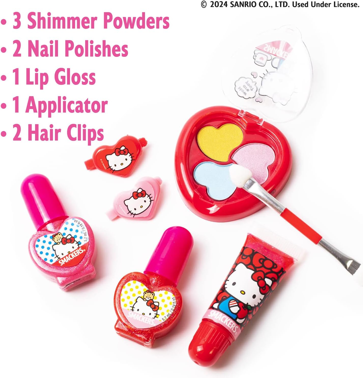 Lip Smacker Sanrio Hello Kitty Makeup Set for Kids Color Collection 3 Lip Smacker Sanrio Hello Kitty Makeup Set for Kids Color Collection - الصورة 3