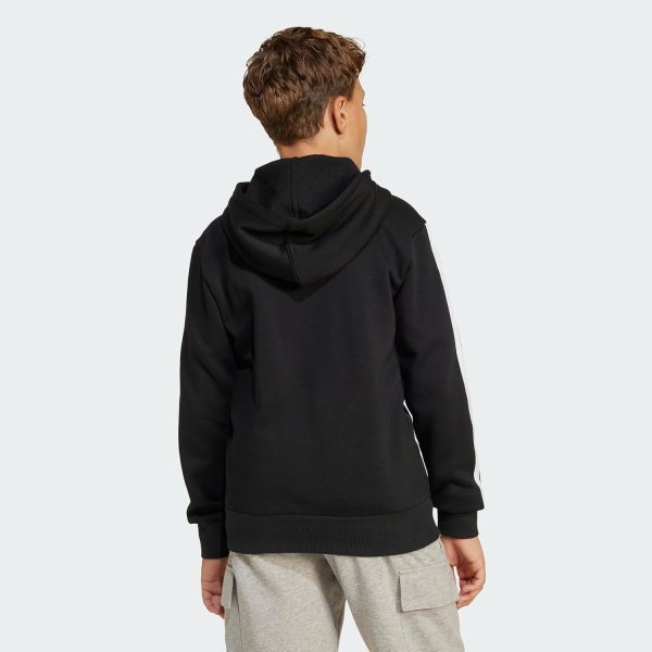 ⁦adidas Unisex Kids Essentials Full Zip Hoodie HOODED TRACK TOP (pack of 1)⁩ - الصورة ⁦4⁩