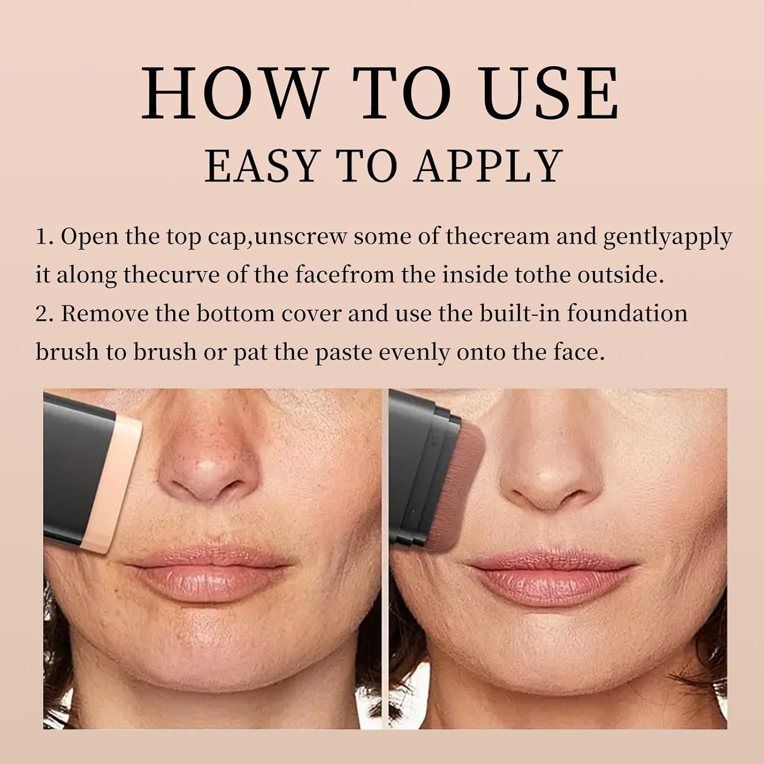 O'CHEAL Face Foundation Contour Line Stick Durable Light Brightening Stick Flaw Contouring Face Concealer Beauty Make-Up 15g 02#Natural 7 O'CHEAL Face Foundation Contour Line Stick Durable Light Brightening Stick Flaw Contouring Face Concealer Beauty Make-Up 15g 02#Natural - الصورة 7