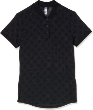 adidas Women Ultimate365 Jacquard Short Sleeve Polo Shirt