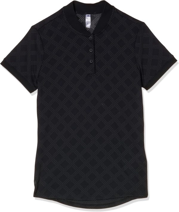 adidas Women Ultimate365 Jacquard Short Sleeve Polo Shirt