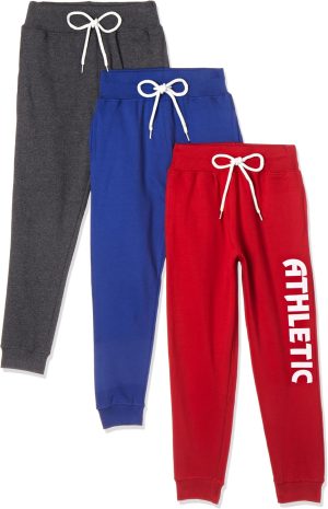 T2F Boys BYSJOG3P01 Track Pants (pack of 3)