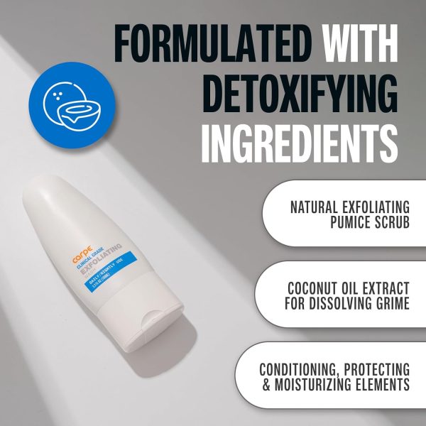 ⁦Carpe Exfoliating Underarm Scrub with Odor Protection, Underarm Exfoliator to Improve Deodorant Performance - Energizing Minty Fresh Smell - Armpit Scrub for Women and Men⁩ - الصورة ⁦5⁩