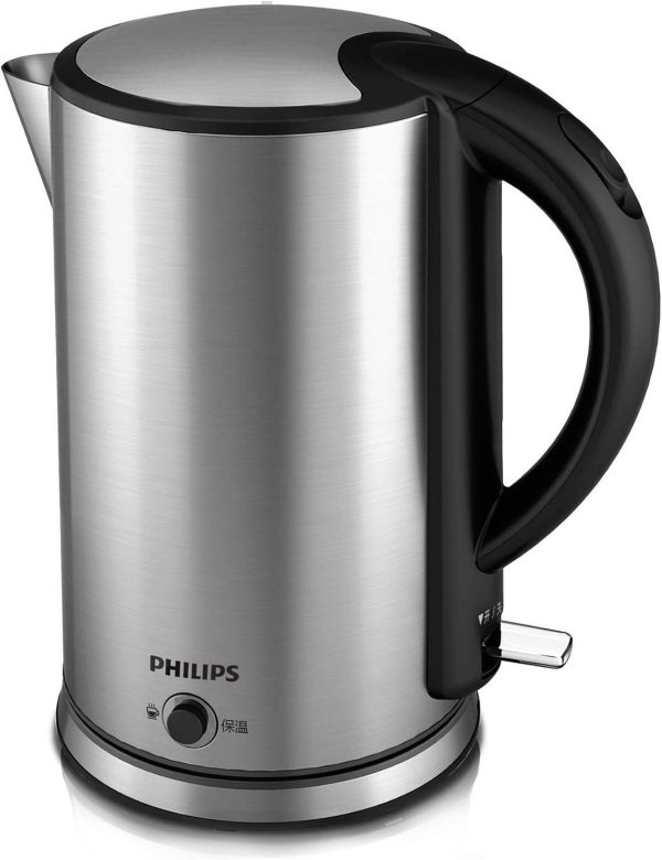 ⁦Philips Electric Kettle 1.7 Litre - Stainless Steel - Frequency 50/60 Hz - HD9316/03⁩ - الصورة ⁦2⁩