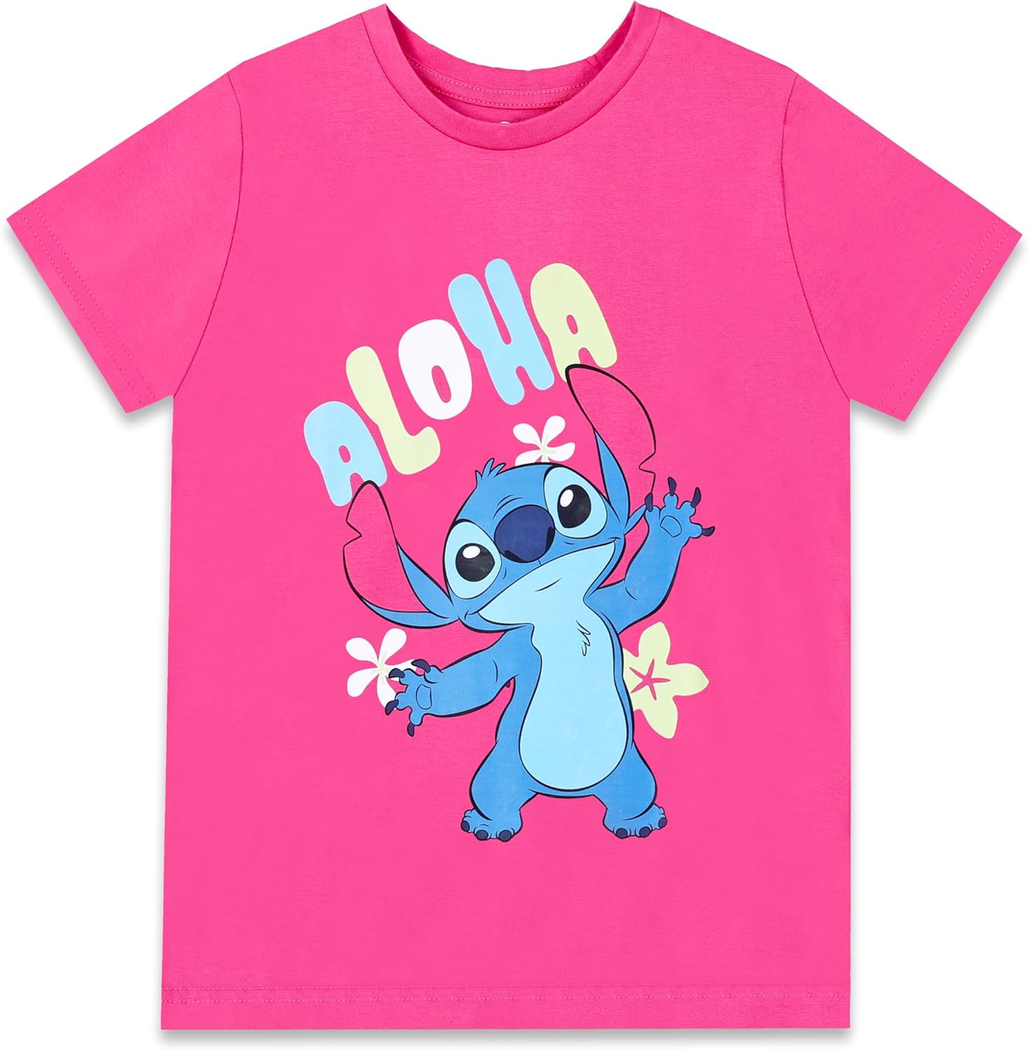 Disney Girls Disney Aloha Kids Girls Short Sleeves T-Shirt Western (pack of 1) 2 Disney Girls Disney Aloha Kids Girls Short Sleeves T-Shirt Western (pack of 1) - الصورة 2