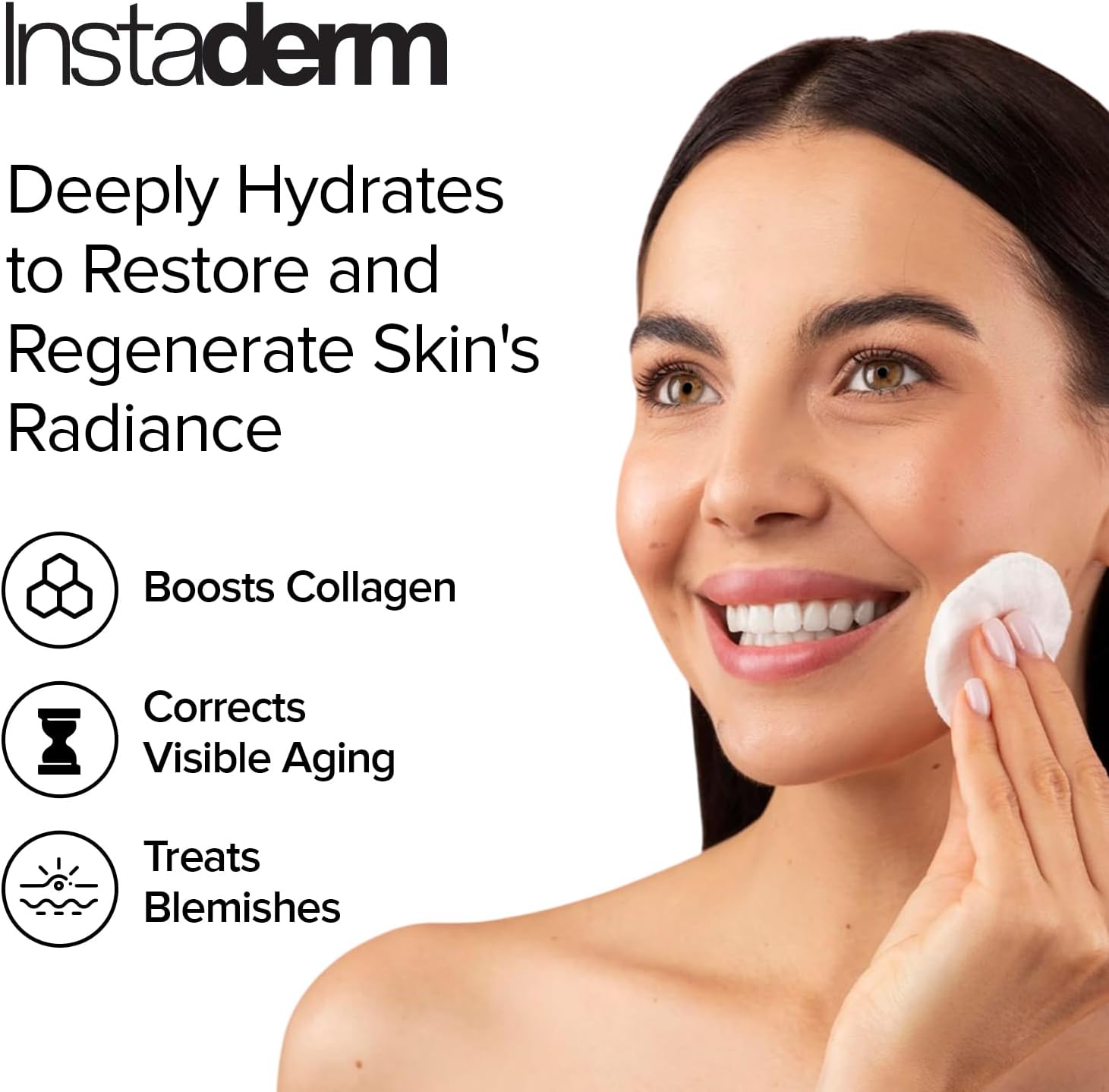 Instaderm Brightening Exfoliating Peel Pads- Fades & Exfoliates Away Stubborn Dark Spots, Sunspots, Age Spots, Acne Scars & Freckles. Reverse Years of Damage Skin for Face & Body. 3 Instaderm Brightening Exfoliating Peel Pads- Fades & Exfoliates Away Stubborn Dark Spots, Sunspots, Age Spots, Acne Scars & Freckles. Reverse Years of Damage Skin for Face & Body. - الصورة 3