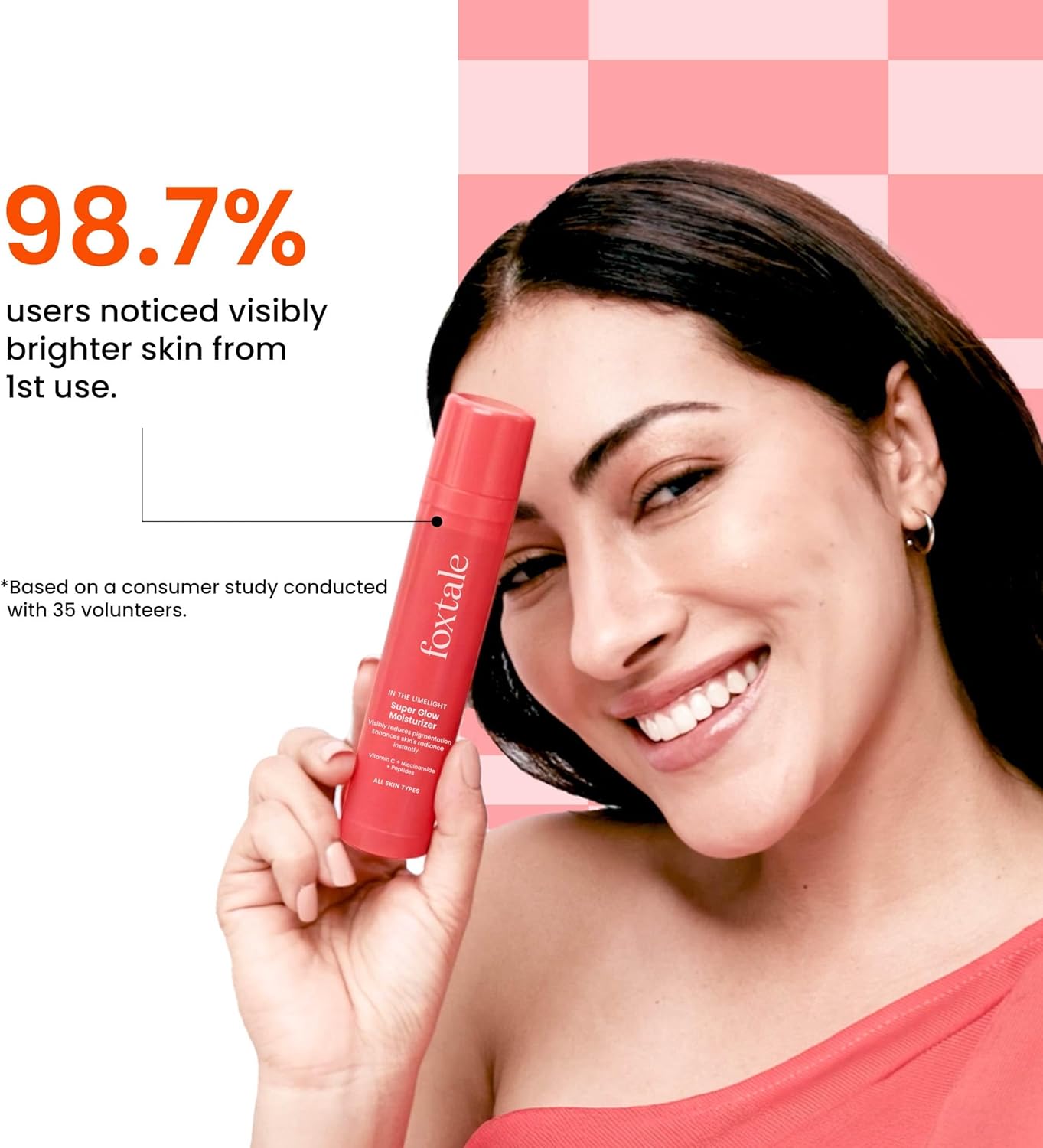 FoxTale Super Glow Moisturizer Cream With Nano Vitamin C | Niacinamide | Encapsulated Peptides Bright Skin From 1St Use | Goes 2X Deeper | For All Skin Types | Men & Women - 50Ml (Pack Of 2) 4 FoxTale Super Glow Moisturizer Cream With Nano Vitamin C | Niacinamide | Encapsulated Peptides Bright Skin From 1St Use | Goes 2X Deeper | For All Skin Types | Men & Women - 50Ml (Pack Of 2) - الصورة 4