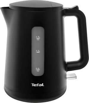 Tefal Principio Select KO2008 Kettle, 2400 W, 1.7 L Water Tank, with Automatic On/Off Switch, Anti-Limescale Filter, Matte Black