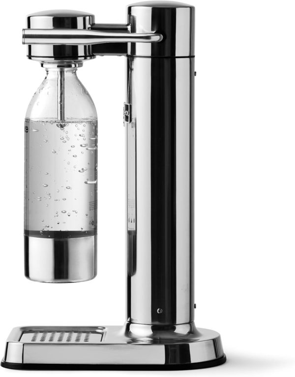 ⁦Aarke - Carbonator Iii Premium Carbonator/Sparkling & Seltzer Water Maker With Pet Bottle (Stainless Steel), Connectme Electronics Trading, silver, AAC3-Steel⁩ - الصورة ⁦2⁩