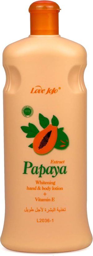 Love JoJo Papaya Extract Whitening Lotion for Hand and Body, 600ml
