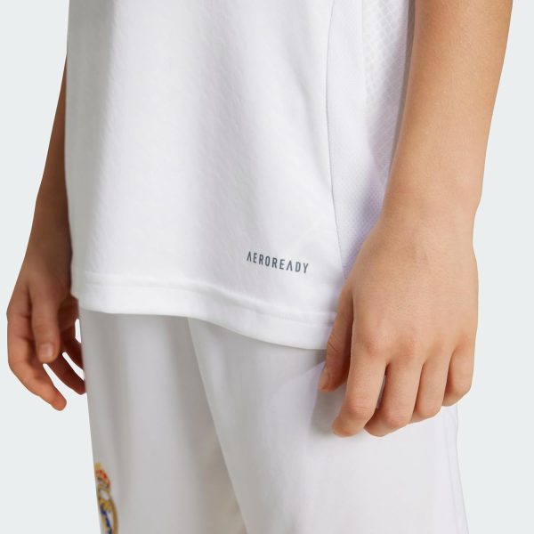⁦adidas Boys REAL H JSY Y Jersey (Short Sleeve)⁩ - الصورة ⁦3⁩