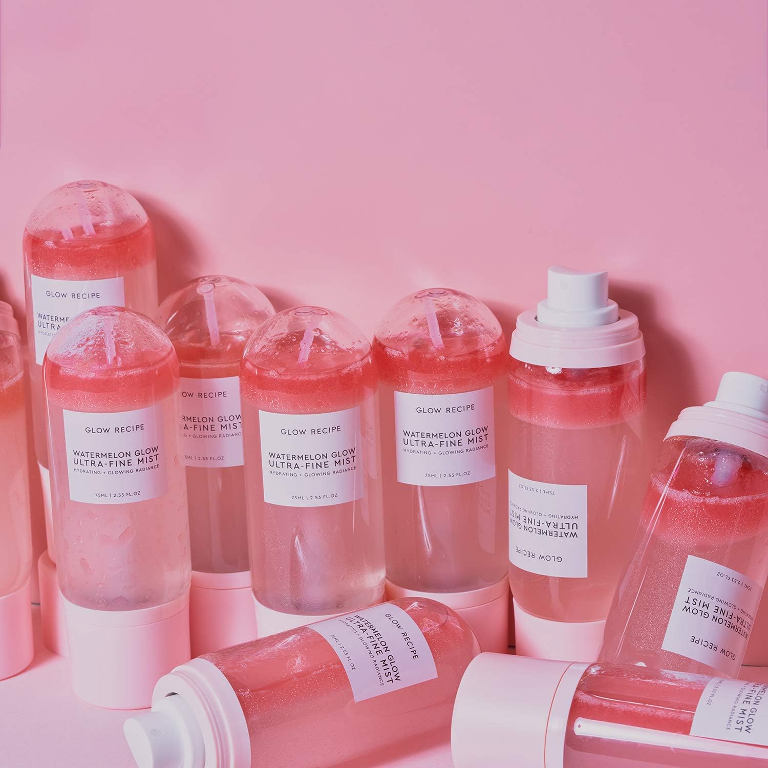 Glow Recipe Watermelon Glow Facial Spray + Hydrating Mist - Ultra-Fine Face Mist with Hyaluronic Acid + Hibiscus AHA to Refresh Dry Skin & Enhance Dewy Makeup - Suitable for All Skin Types (75ml) 9 Glow Recipe Watermelon Glow Facial Spray + Hydrating Mist - Ultra-Fine Face Mist with Hyaluronic Acid + Hibiscus AHA to Refresh Dry Skin & Enhance Dewy Makeup - Suitable for All Skin Types (75ml) - الصورة 9