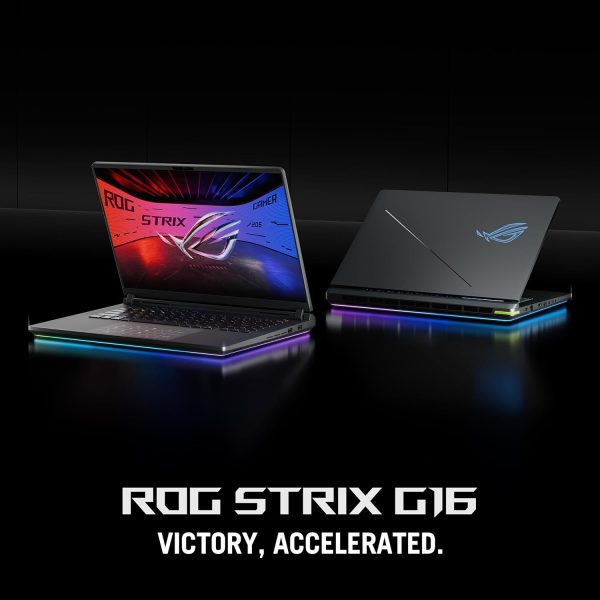 ⁦ASUS ROG Strix G16 (Eclipse Gray) Gaming Laptop | NVIDIA RTX 5050 8GB | Intel Core i7 14650HX | 16GB RAM | 1TB SSD | 16"FHD+ 165Hz | Win11 [G615JHR-1SG7821W]⁩ - الصورة ⁦2⁩