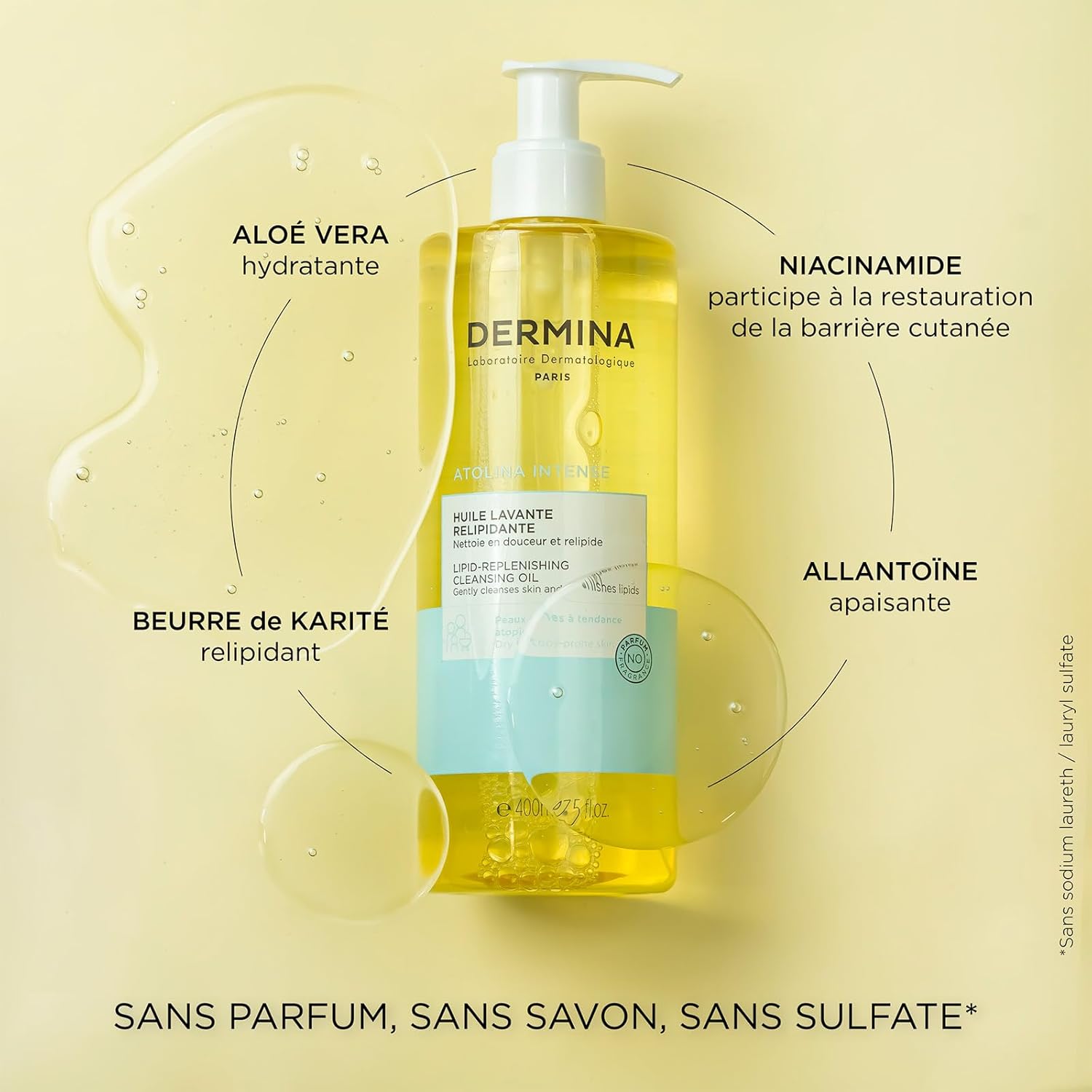 زيت تنظيف ريليبيديتينج 400 مل من ديرمينا 6 زيت تنظيف ريليبيديتينج 400 مل من ديرمينا - الصورة 6