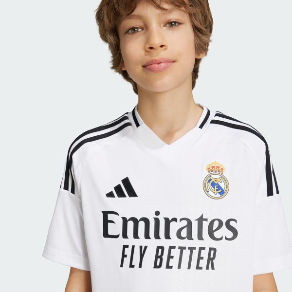 ⁦adidas Boys REAL H JSY Y Jersey (Short Sleeve)⁩ - الصورة ⁦4⁩
