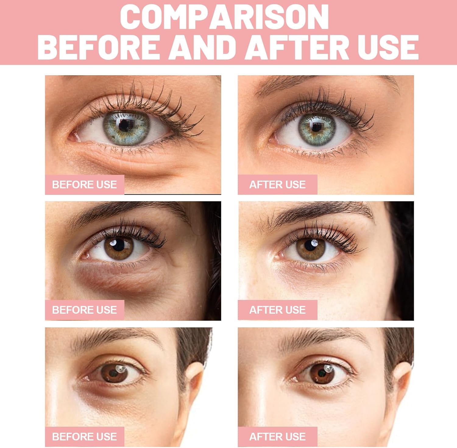 Lyaqbe Under Eye Patches,Eye Bag Patches,Pink Rose Eye Mask 60 PCS,Fade Fine Lines at the Corners of the Eyes,Hydrate, Moisturize and Firm the Skin 3 Lyaqbe Under Eye Patches,Eye Bag Patches,Pink Rose Eye Mask 60 PCS,Fade Fine Lines at the Corners of the Eyes,Hydrate, Moisturize and Firm the Skin - الصورة 3