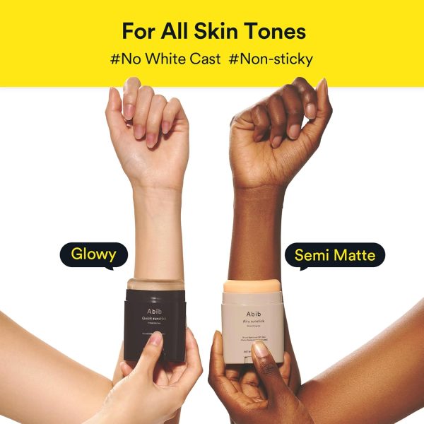 ⁦Abib Airy Sunstick Smoothing Bar SPF50 | Non-Sticky Matte Finish Sun Protection for Face and Body, Long-lasting Korean Sun Stick⁩ - الصورة ⁦6⁩