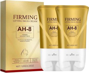 Ah-8 Crema Reafirmante Para El Cuello Con Masaje De Doble Rodillo, Loción Hidratante Tensora For Crepey Skin Body Care Comfort, Moisturizing & Smoothing, Hydrating(2PCS)