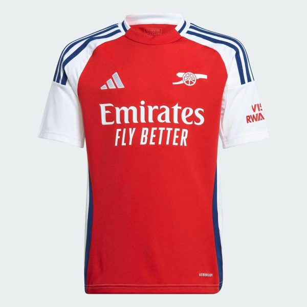 ⁦Adidas Kids Boy's Regular Fit T-Shirt (IS8141 Red⁩ - الصورة ⁦5⁩